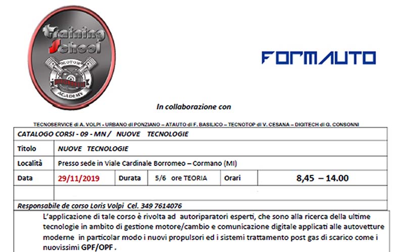 corso tecnoservice news