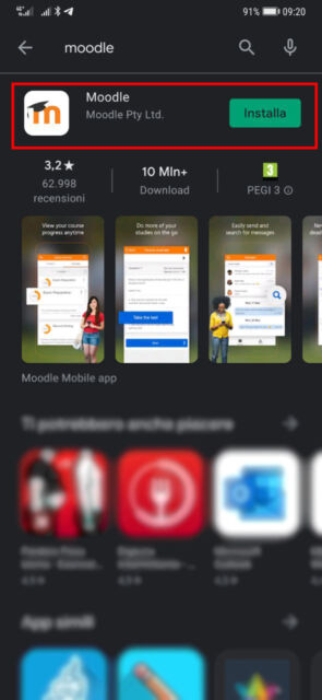 4. clicca sull'app 4. clicca sull'app